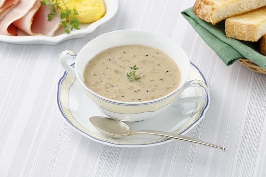 トリュフ入りきのこのスープ – Mushroom Truffle Soup